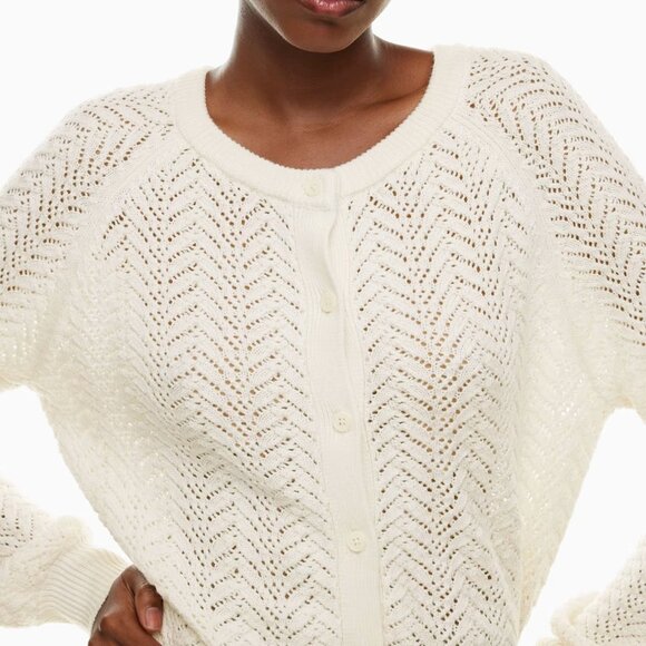 Aritzia Wilfred Merino Wool London Cardigan in Light Birch - Picture 12 of 13